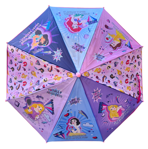 Ombrello Principesse DISNEY Accessorio per la Pioggia Bambino con Apertura Manuale - D08891mc