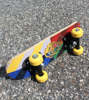 Mini Skateboard Harry Potter in Legno 43x12x8 CM Max 20 Kg - 23905
