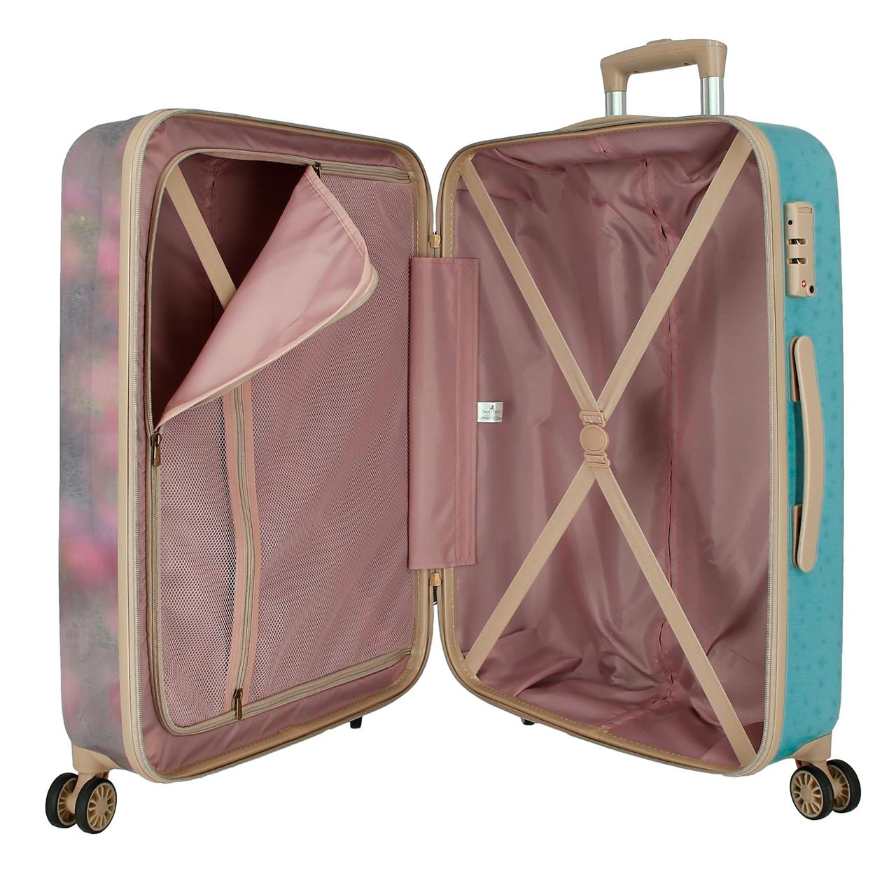 Trolley da Viaggio Gorjuss the Hunt Santoro 67 CM Valigia in ABS con Manico Allungabile - 3831823