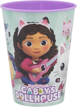 Bicchiere Gabby's Dollhouse in Plastica Riutilizzabile Bpa Free 260 Ml - P21207