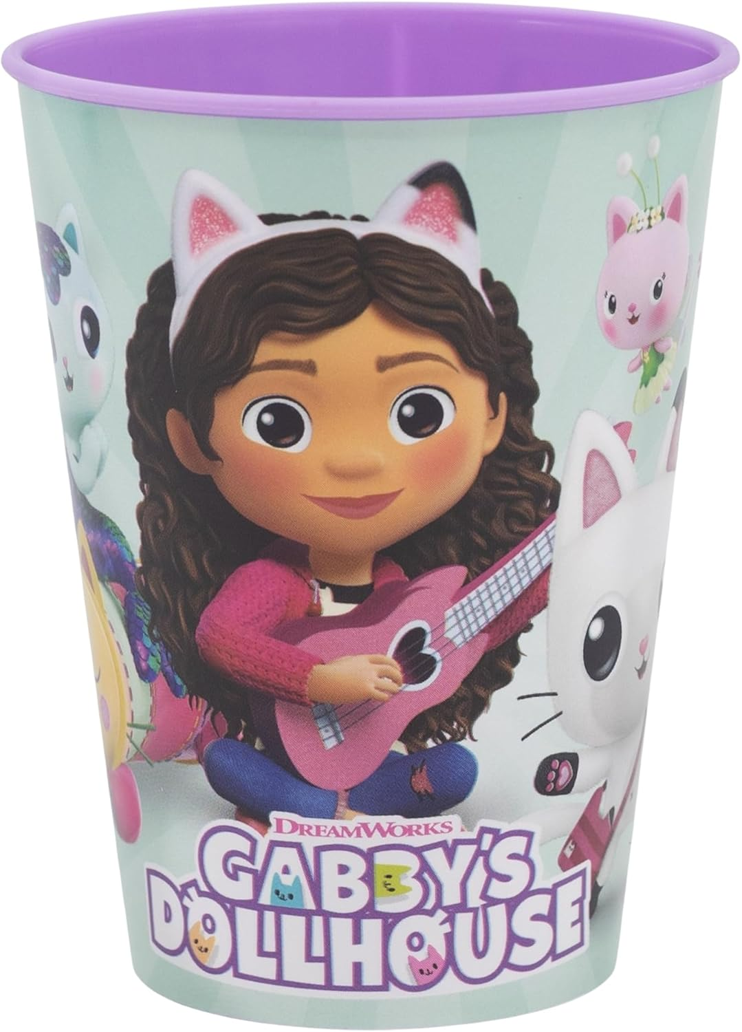 Bicchiere Gabby's Dollhouse in Plastica Riutilizzabile Bpa Free 260 Ml - P21207