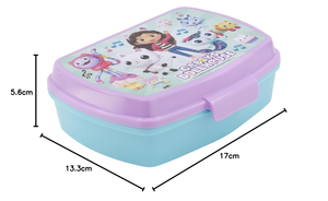 Portamerenda Gabby's Dollhouse in Plastica Contenitore Pranzo Merenda Tempo Libero - P31274