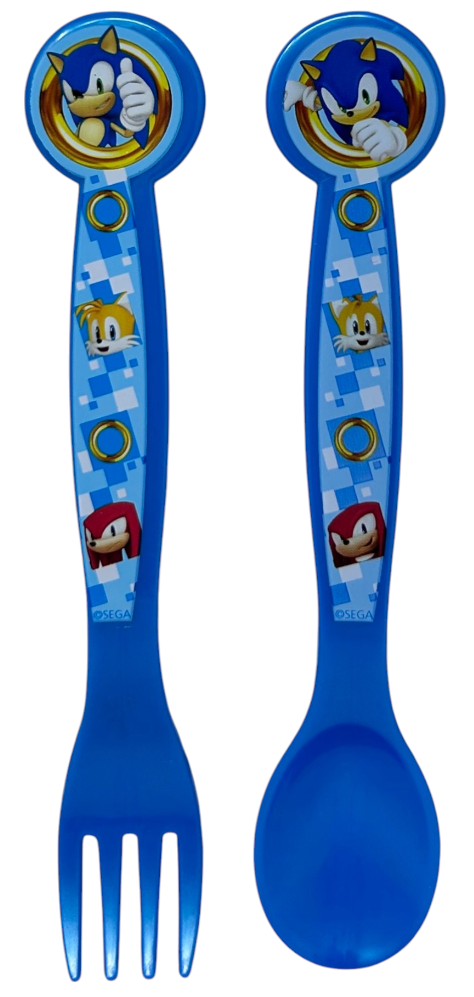 Set Pappa 5 Pezzi Sonic Piatti Bicchiere Posate in Plastica Riutilizzabile - P40515