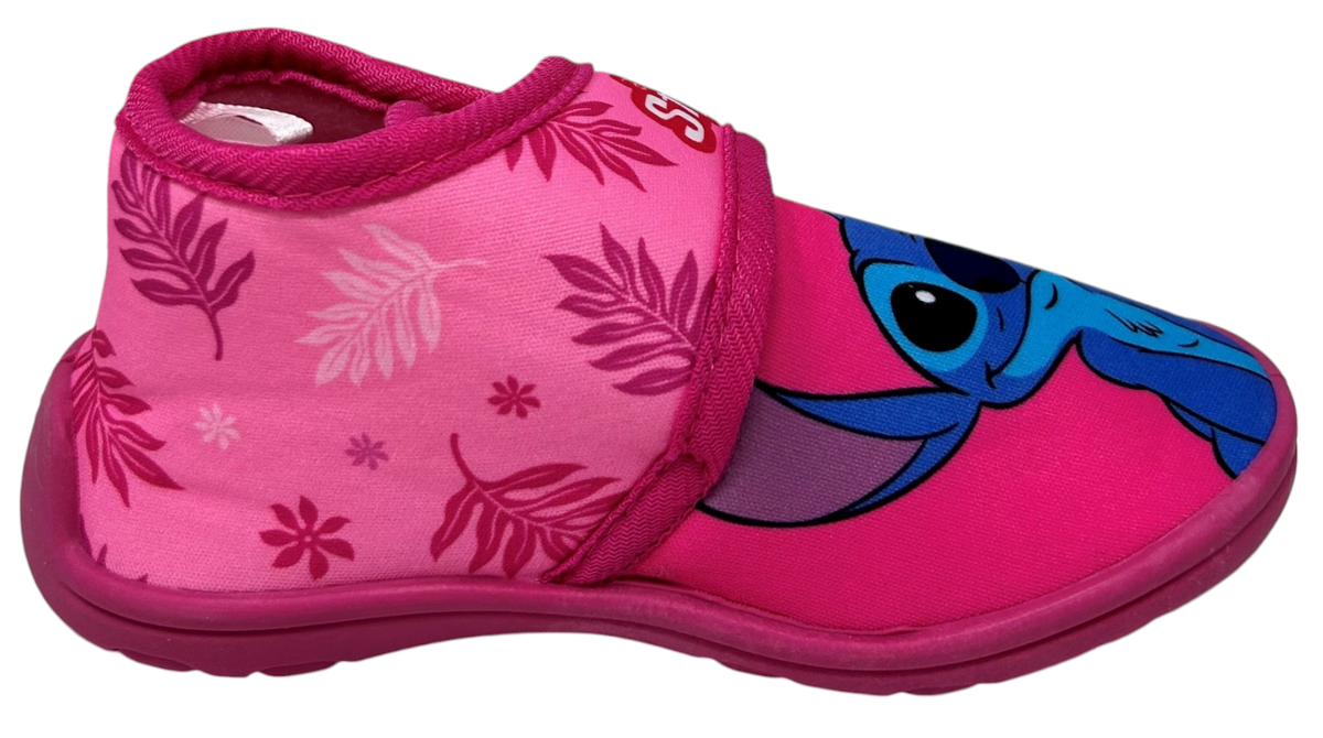 Pantofole Invernali Stitch DISNEY Scarpetta Stivaletto con Suola Antiscivolo Chiusura a Strappo - Lil24-4274