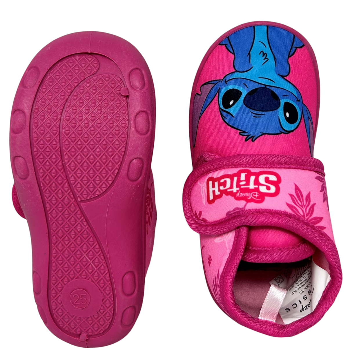 Pantofole Invernali Stitch DISNEY Scarpetta Stivaletto con Suola Antiscivolo Chiusura a Strappo - Lil24-4274