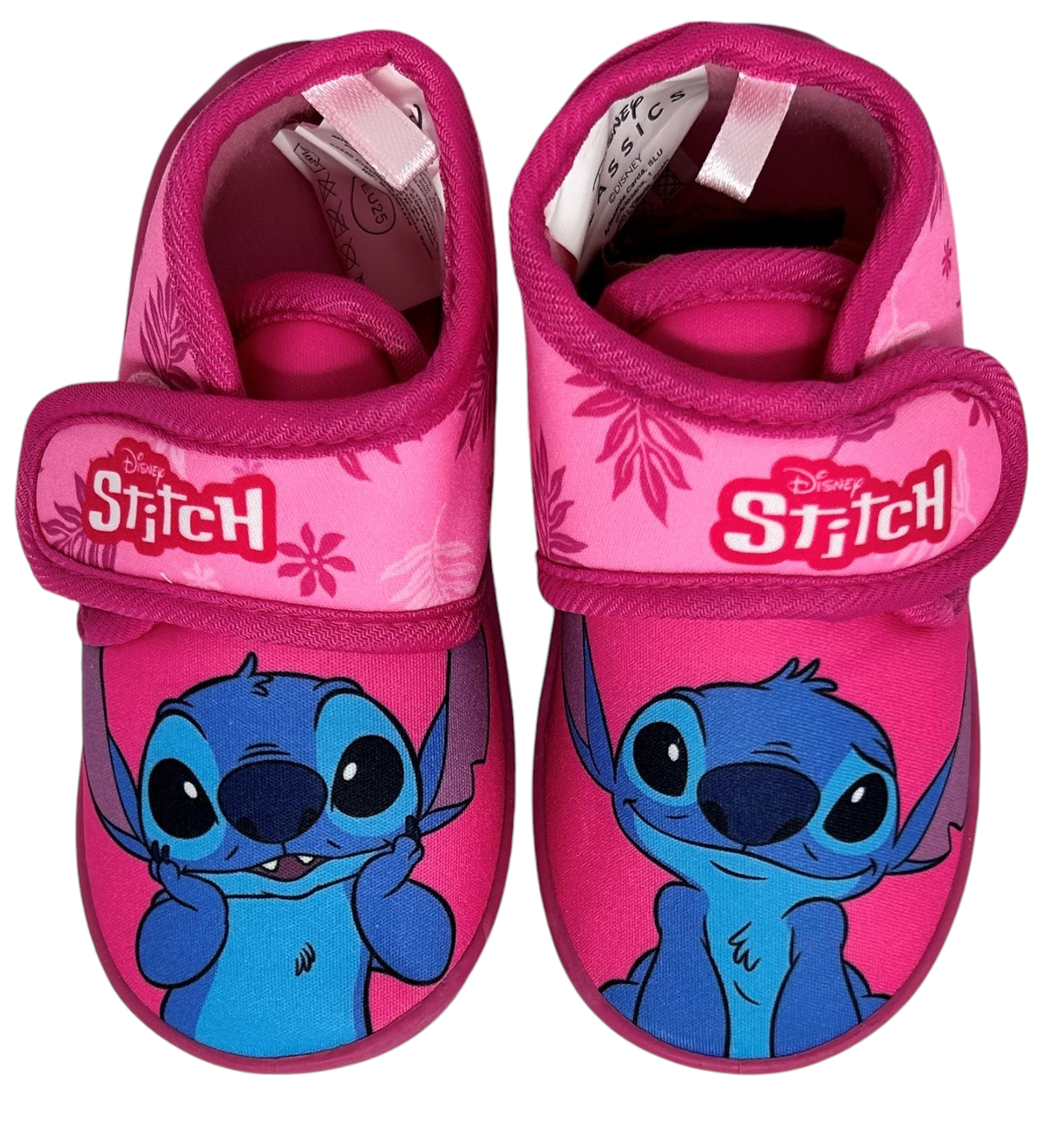 Pantofole Invernali Stitch DISNEY Scarpetta Stivaletto con Suola Antiscivolo Chiusura a Strappo - Lil24-4274