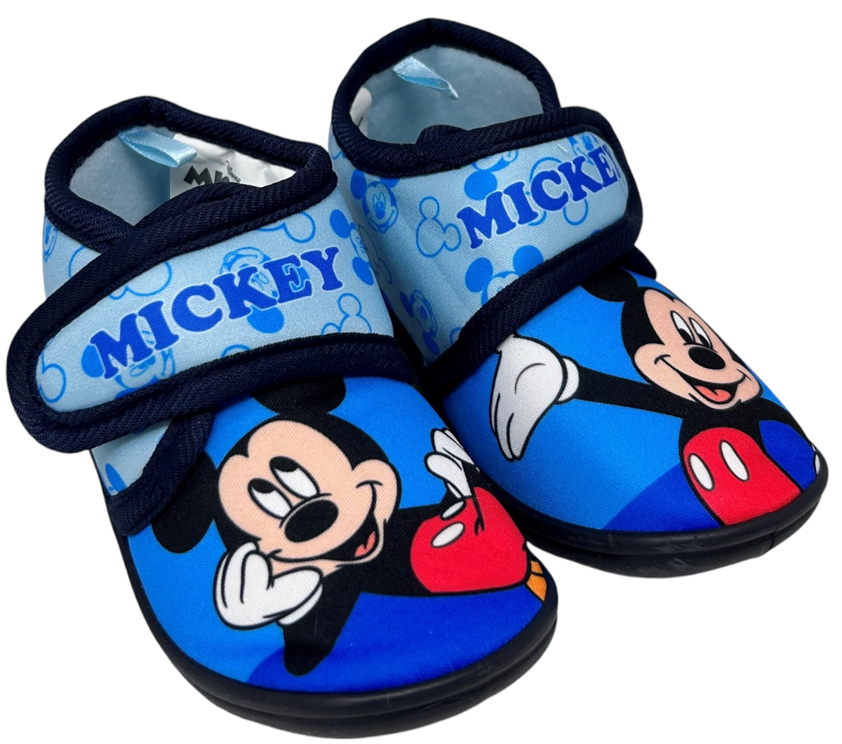 Pantofole Invernali Topolino DISNEY Scarpetta Stivaletto con Suola Antiscivolo Chiusura a Strappo - Mic24-4281