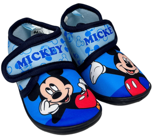 Pantofole Invernali Topolino DISNEY Scarpetta Stivaletto con Suola Antiscivolo Chiusura a Strappo - Mic24-4281