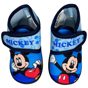 Pantofole Invernali Topolino DISNEY Scarpetta Stivaletto con Suola Antiscivolo Chiusura a Strappo - Mic24-4281