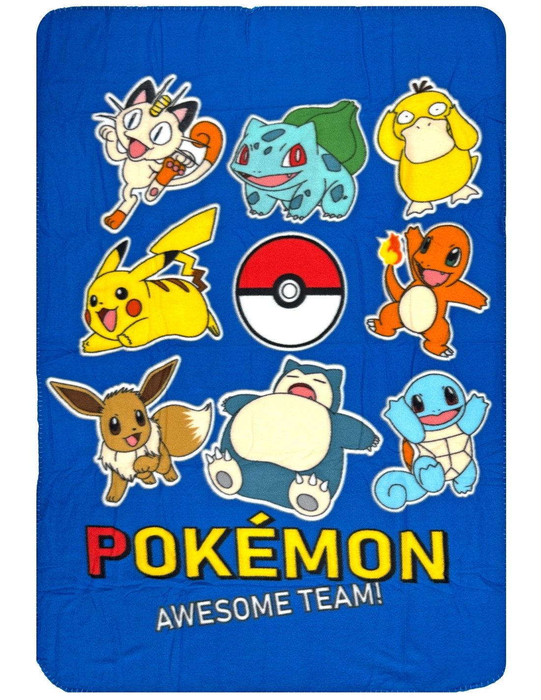 Plaid Pokémon Pikachu Coperta in Pile in Morbido Poliestere 100x140 CM -  Pok23-024