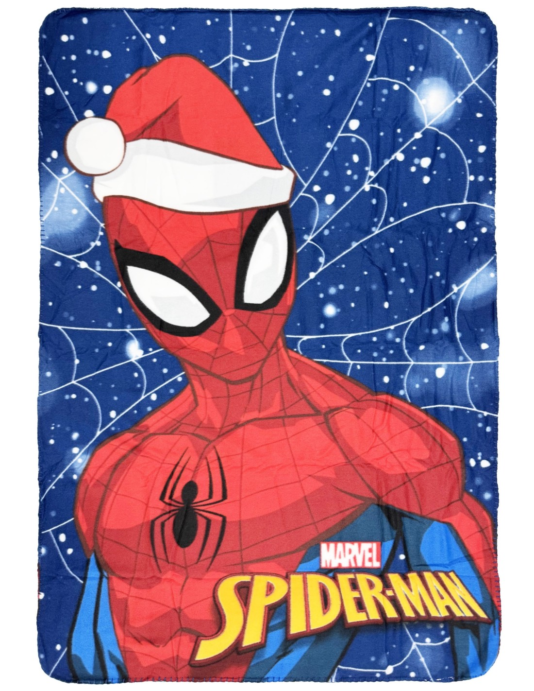 Plaid Natale Spiderman MARVEL Coperta in Pile in Morbido Poliestere 100x140 CM -  Spi24-4304