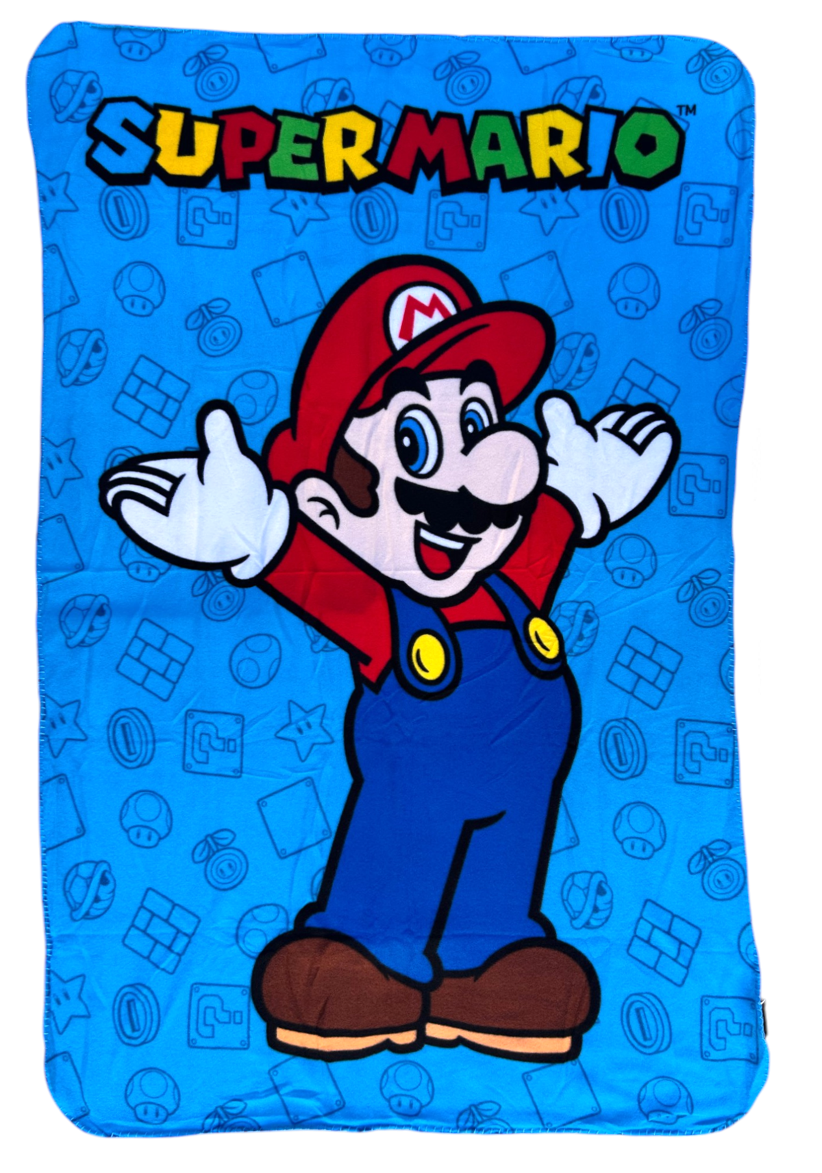 Plaid in Pile Super Mario Coperta in Morbido Poliestere 100x150 CM 210 Gsm - Sma-1613
