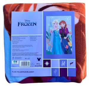 Plaid in Pile Frozen DISNEY Coperta in Morbido Poliestere 100x150 CM 210 Gsm - Fro-1433