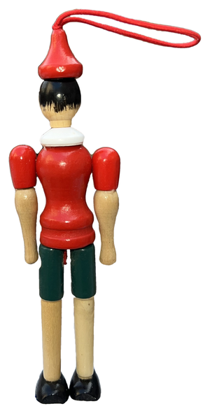 Pinocchio Burattino Marionetta Figura in Legno Snodabile 15 CM - 20701