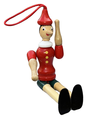 Pinocchio Burattino Marionetta Figura in Legno Snodabile 15 CM - 20701