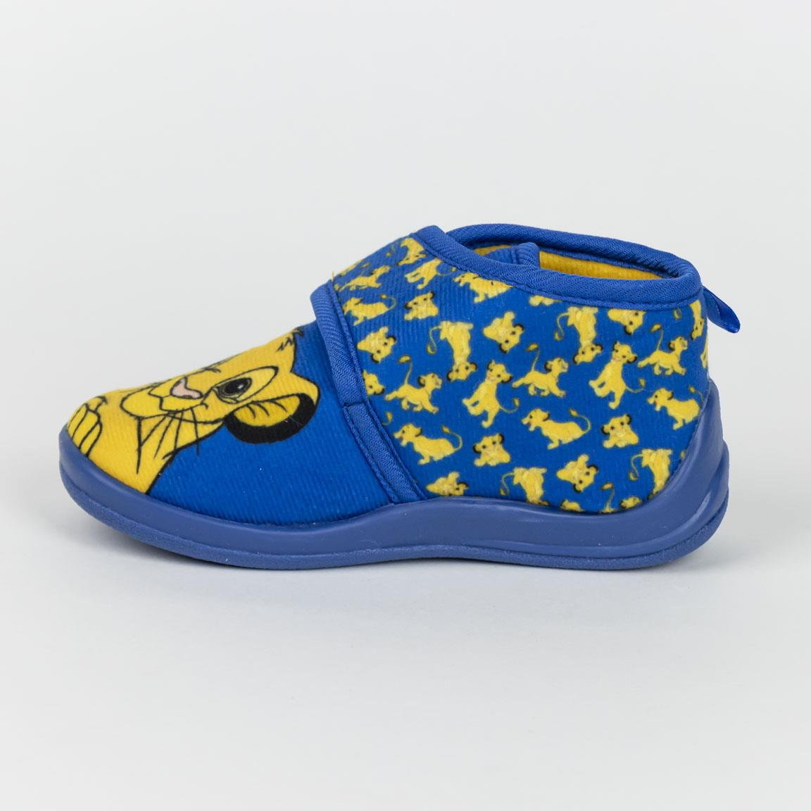Pantofole Invernali Simba Re Leone Scarpetta Stivaletto con Suola Antiscivolo Chiusura a Strappo - 6568