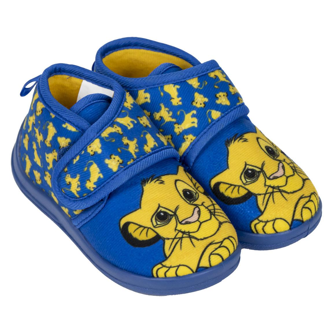 Pantofole Invernali Simba Re Leone Scarpetta Stivaletto con Suola Antiscivolo Chiusura a Strappo - 6568