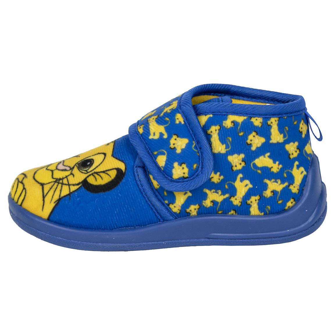 Pantofole Invernali Simba Re Leone Scarpetta Stivaletto con Suola Antiscivolo Chiusura a Strappo - 6568