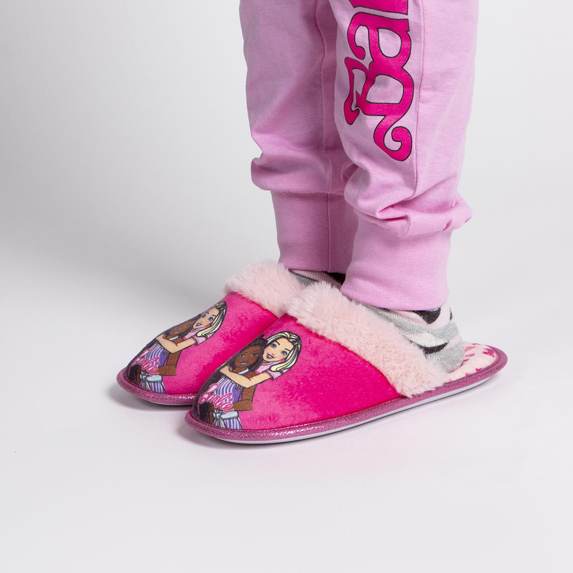 Pantofole Invernali Barbie Mattel Antiscivolo Ciabatte a Punta Chiusa - 6582