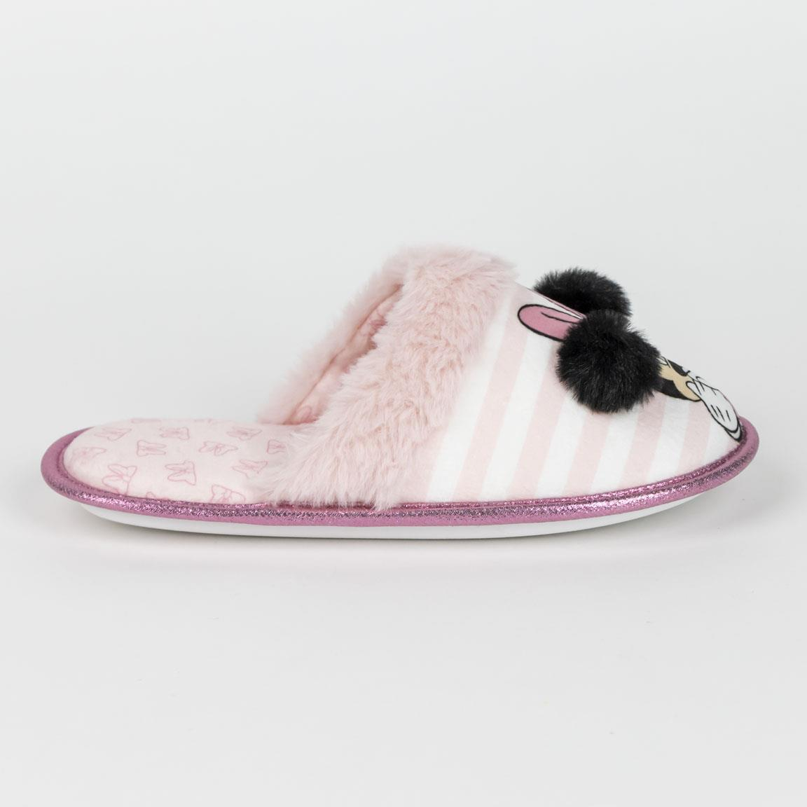 Pantofole Invernali Minnie Mouse DISNEY Antiscivolo Ciabatte a Punta Chiusa - 6578