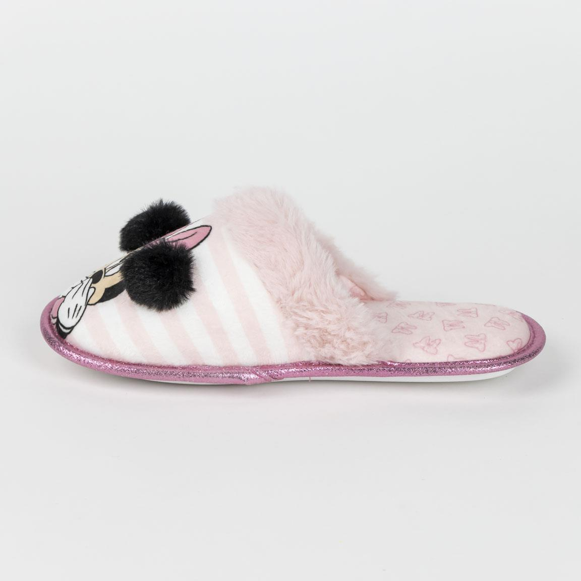 Pantofole Invernali Minnie Mouse DISNEY Antiscivolo Ciabatte a Punta Chiusa - 6578