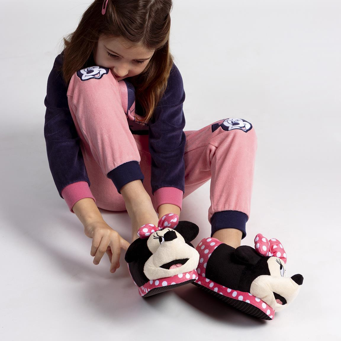 Pantofole Invernali 3d Minnie Mouse DISNEY Ciabatte Modello Babbuccia Antiscivolo - 6602