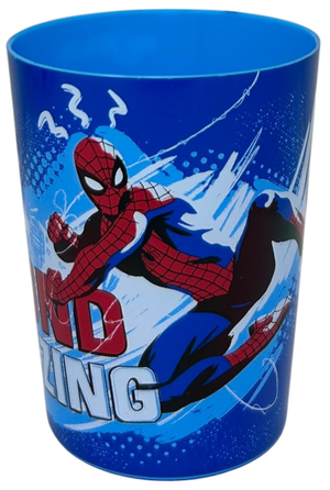 Set Accessori Cura Igiene Orale Spiderman MARVEL 4 Pezzi Spazzolino Elettrico per Bambini