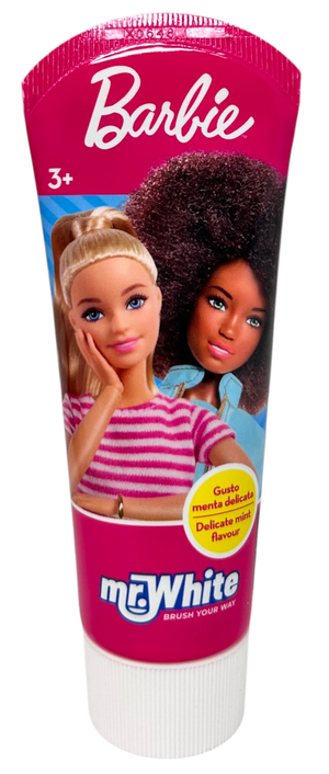Set Accessori Cura Igiene Orale Barbie 4 Pezzi Spazzolino Elettrico per Bambini
