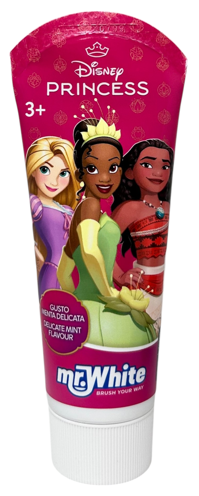 Set Accessori Cura Igiene Orale Principesse DISNEY 4 Pezzi Spazzolino Luminoso per Bambini