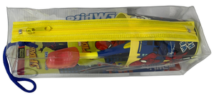 Set Accessori Cura Igiene Orale Spiderman MARVEL 4 Pezzi con Pochette