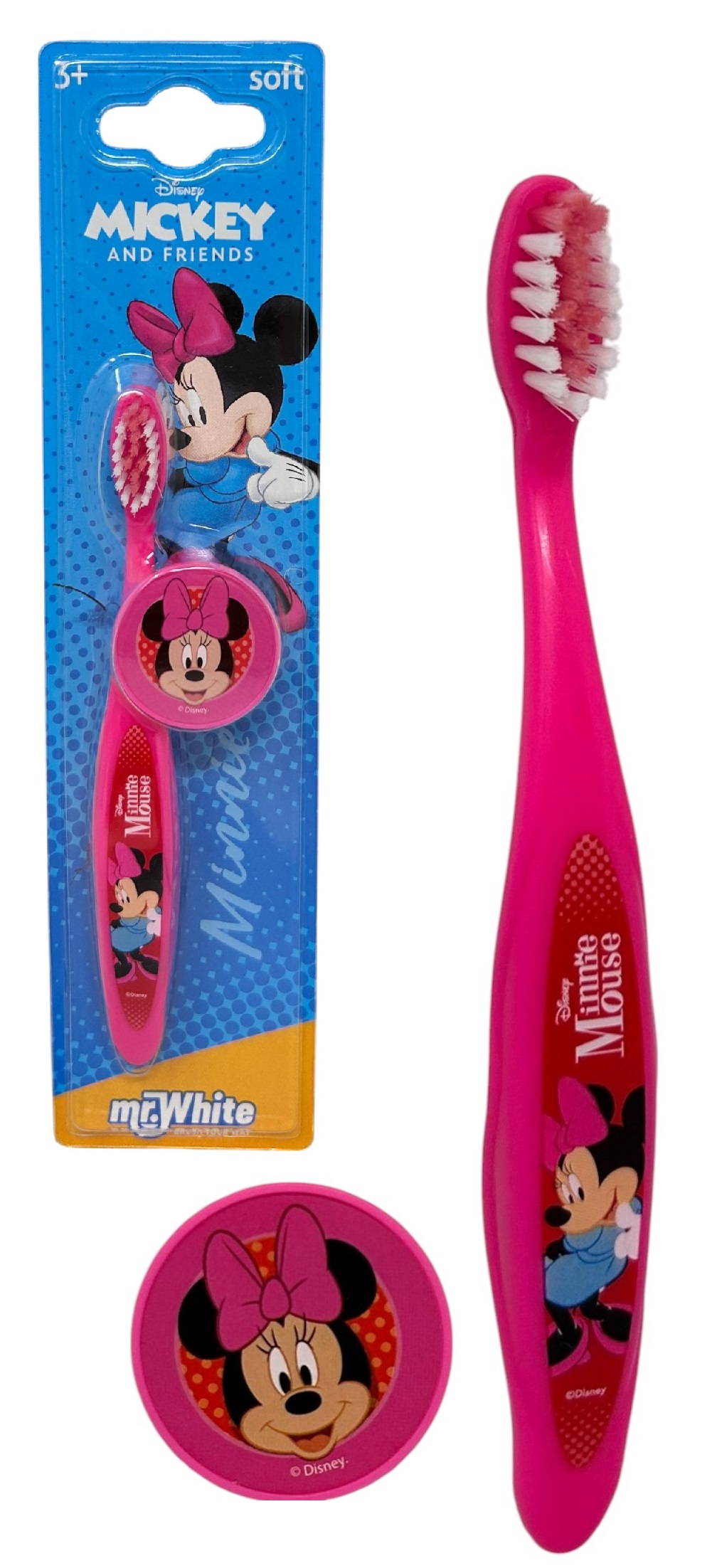 Spazzolino Minnie DISNEY Spazzolino Manuale Ergonomico con Setole Morbide
