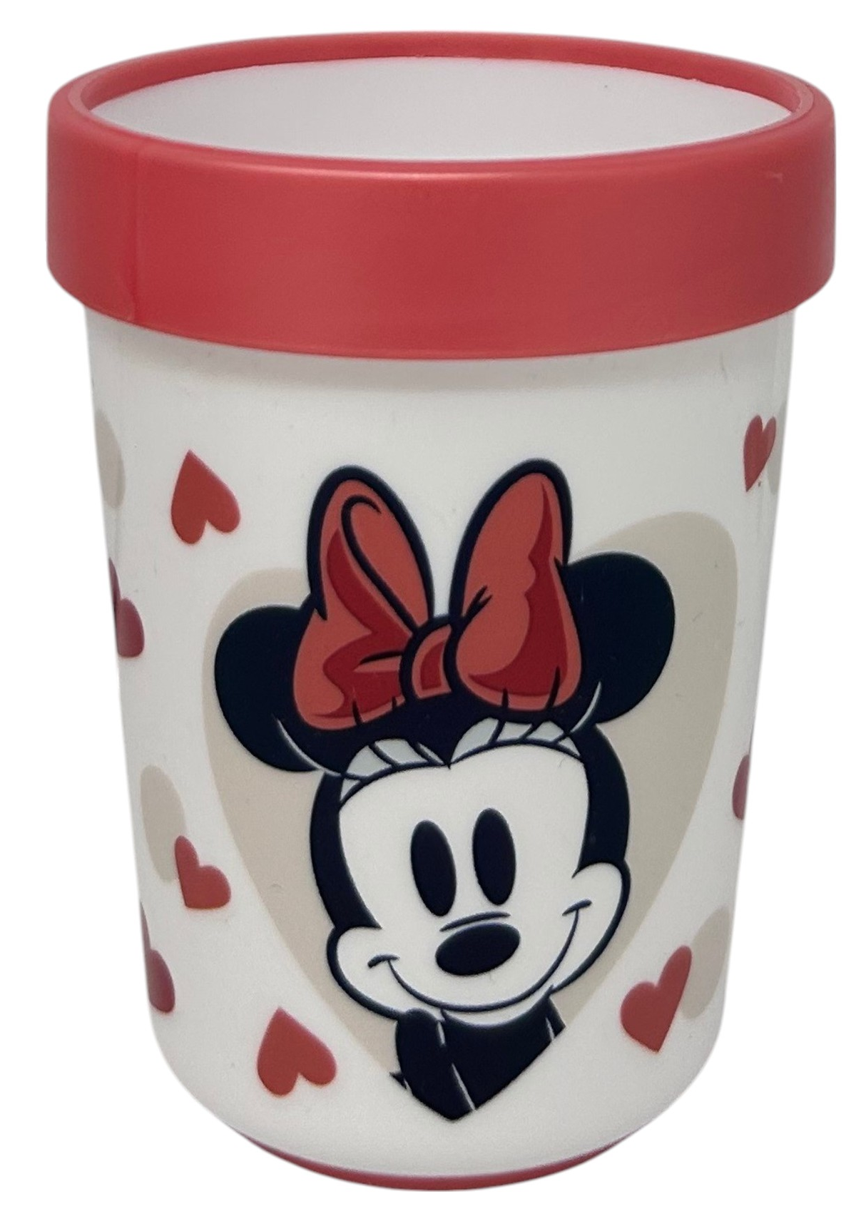 Set Pappa Minnie DISNEY 3 Pezzi Stoviglie in Plastica con Silicone Antiscivolo Adatta Al Microonde