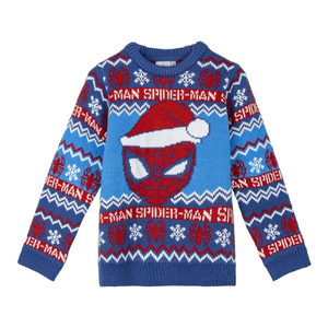Maglione Natalizio Spiderman MARVEL Maglia di Natale per Bambini 100% Poliestere - 2286