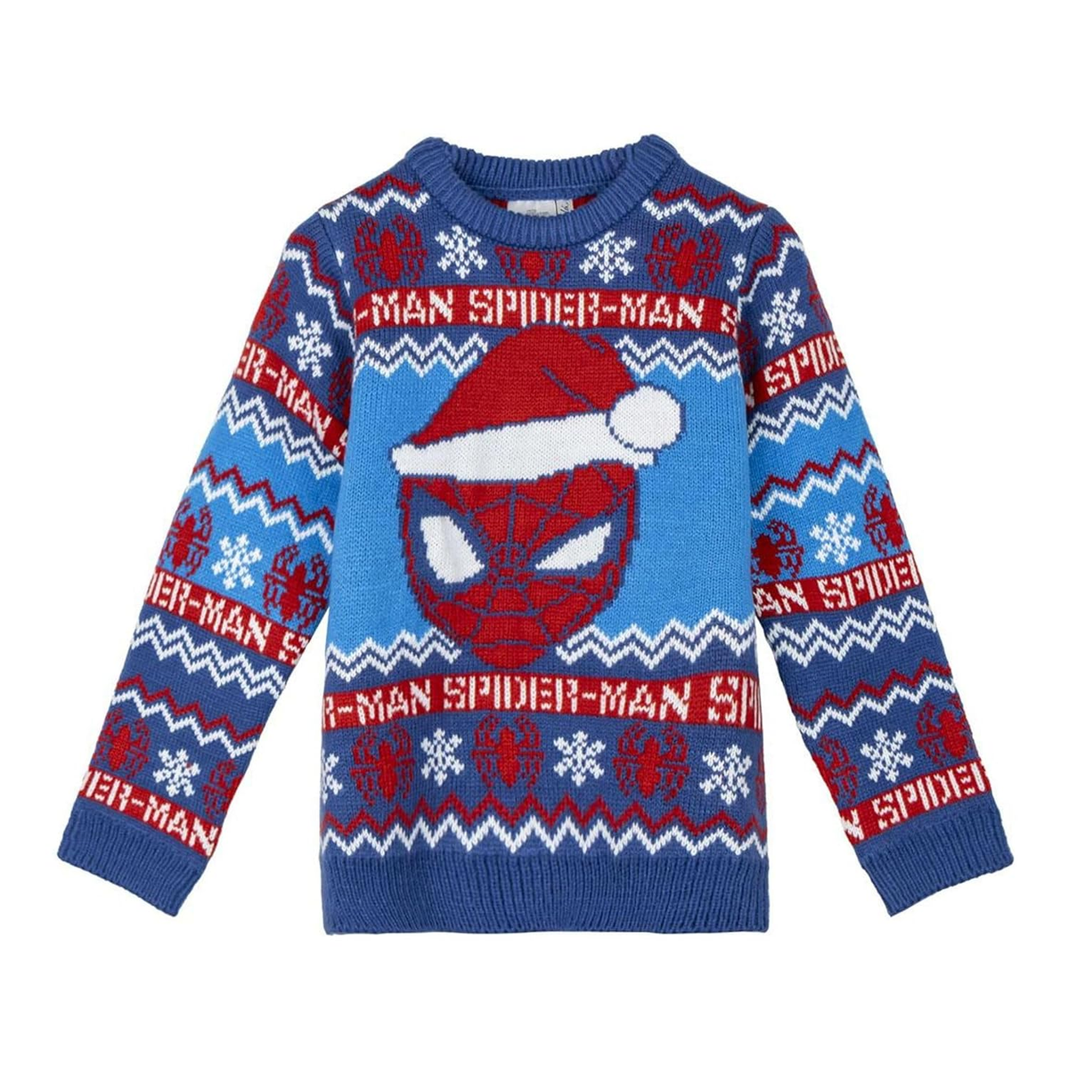 Maglione Natalizio Spiderman MARVEL Maglia di Natale per Bambini 100% Poliestere - 2286