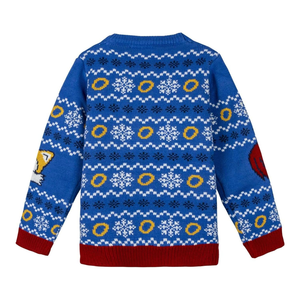 Maglione Natalizio Sonic the Hedgehog Maglia di Natale per Bambini 100% Poliestere - 2287