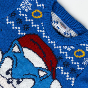 Maglione Natalizio Sonic the Hedgehog Maglia di Natale per Bambini 100% Poliestere - 2287
