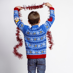 Maglione Natalizio Sonic the Hedgehog Maglia di Natale per Bambini 100% Poliestere - 2287