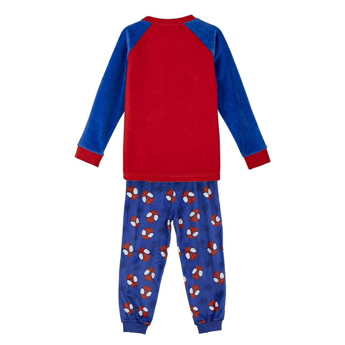 Pigiama Invernale Spidey MARVEL Felpato a Manica Lunga in Pile Corallo con Applicazioni 3d - 2290