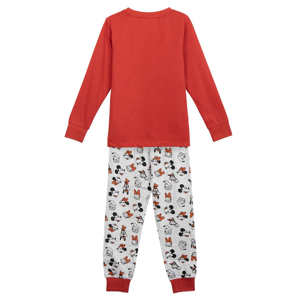 Pigiama a Manica Lunga Famiglia Topolino DISNEY in Cotone Jersey per Bambini e Bambine - 2464