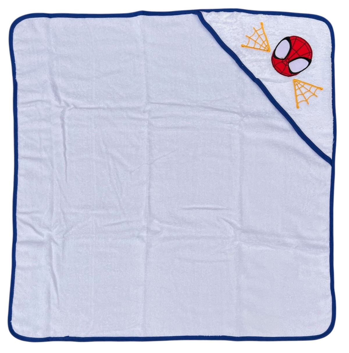 Accappatoio Triangolo Spidey MARVEL Neonato Bambino Asciugamano in Cotone - Spm1631blu