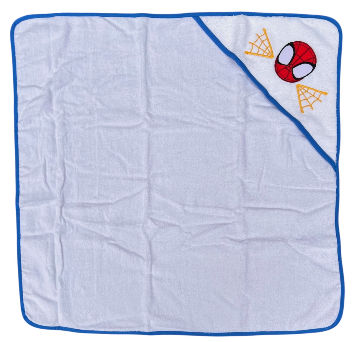 Accappatoio Triangolo Spidey MARVEL Neonato Bambino Asciugamano in Cotone - Spm1631bluelettrico