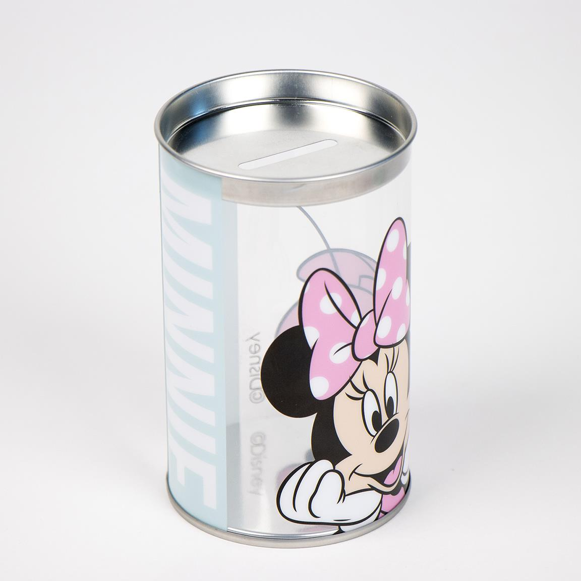 Calzini Minnie Mouse DISNEY in Misto Cotone 4 Paia con Salvadanaio - 2306