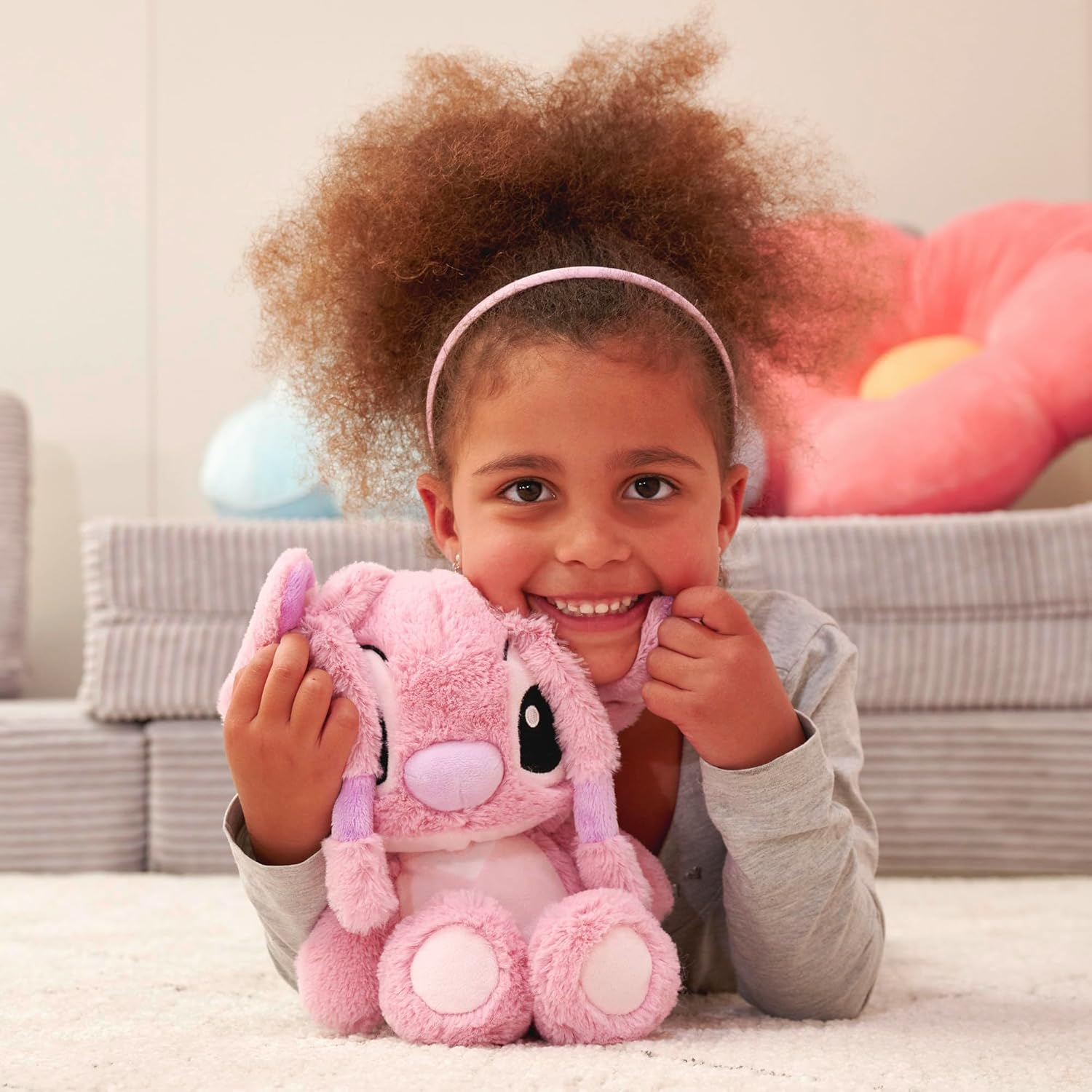 Peluche Baby Angel DISNEY Stitch Rosa Pupazzo 25 CM - 6315870030