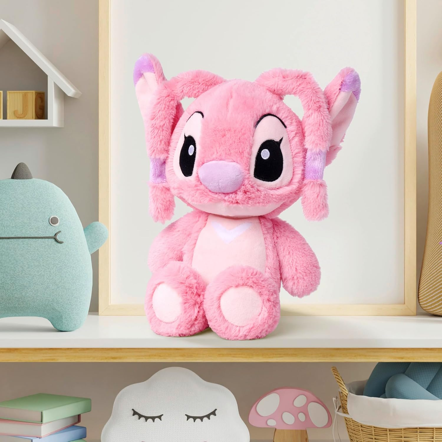 Peluche Baby Angel DISNEY Stitch Rosa Pupazzo 25 CM - 6315870030