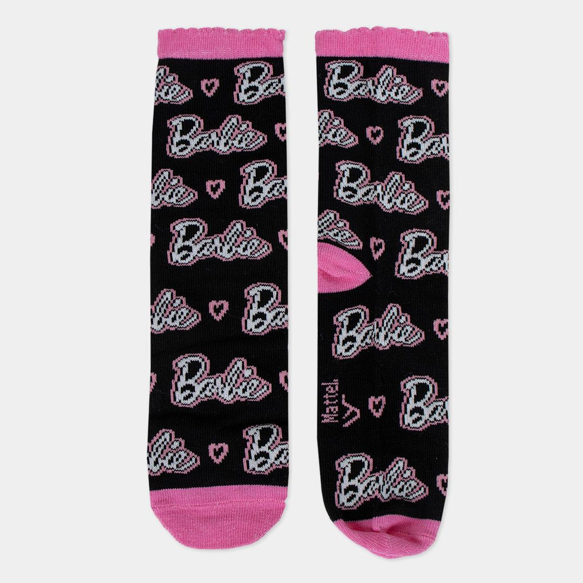 Calzini Barbie in Misto Cotone 4 Paia con Salvadanaio - 2309