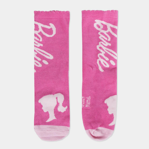 Calzini Barbie in Misto Cotone 4 Paia con Salvadanaio - 2309