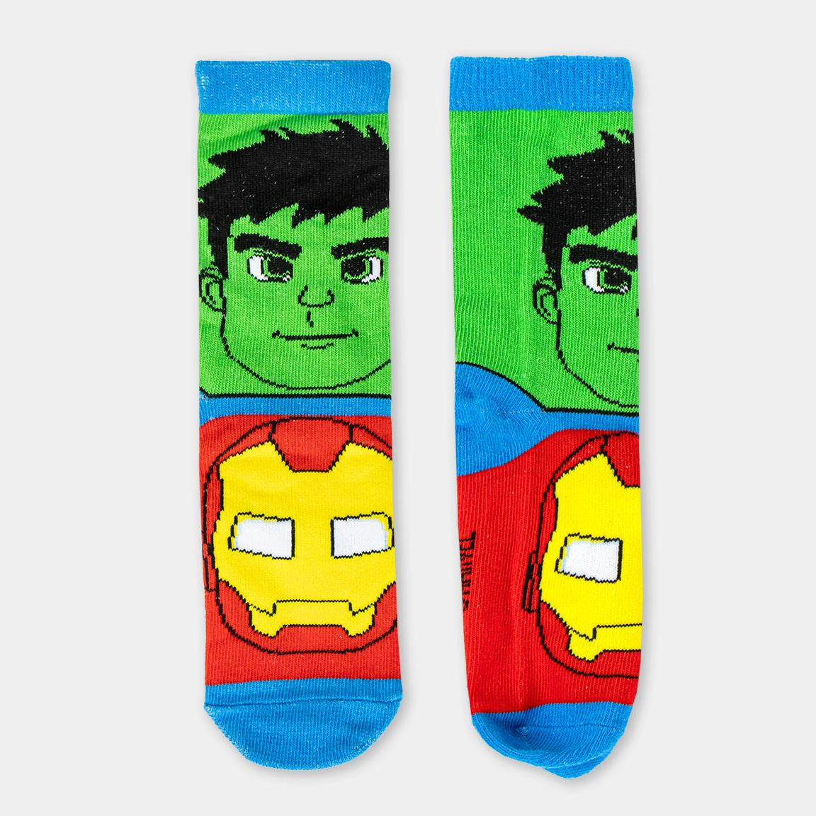 Calzini Spidey MARVEL in Misto Cotone 4 Paia con Salvadanaio - 2310