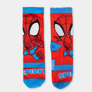 Calzini Spidey MARVEL in Misto Cotone 4 Paia con Salvadanaio - 2310