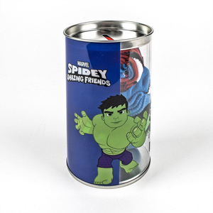 Calzini Spidey MARVEL in Misto Cotone 4 Paia con Salvadanaio - 2310