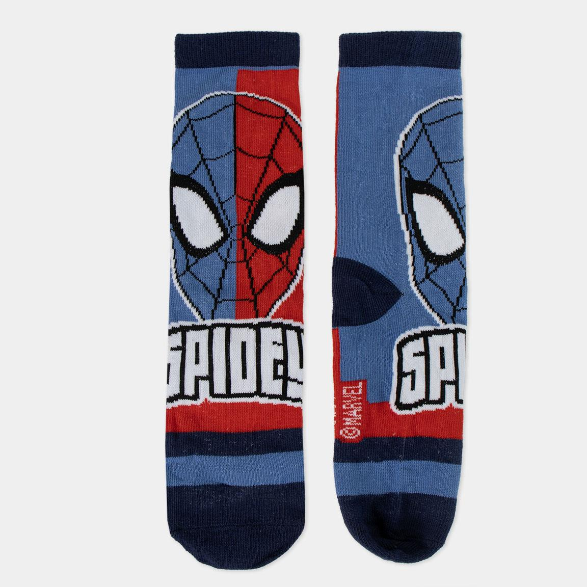 Calzini Spiderman MARVEL in Misto Cotone 4 Paia con Salvadanaio - 2311